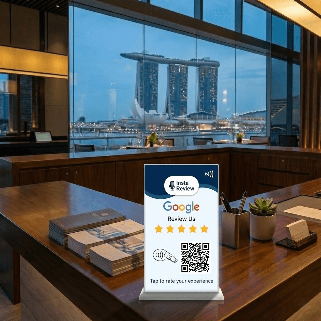 Premium NFC Smart Review Stand